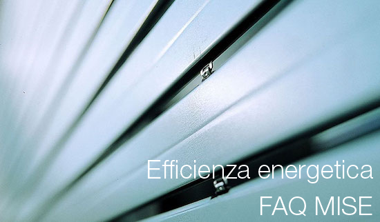 Efficienza energetica FAQ MISE