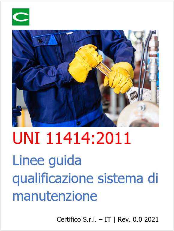 UNI 11414 2011 Linee guida qualificazione sistema manutenzione