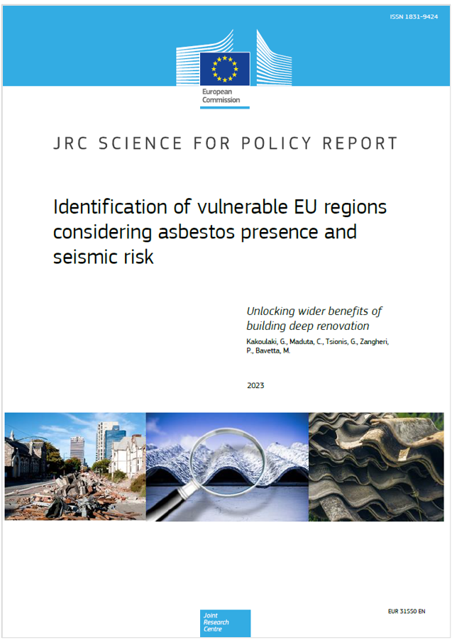 Identification of vulnerable EU regions considering asbestos presence and seismic risk JRC 2023