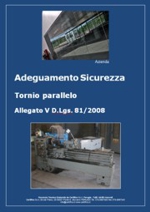 Adeguamento Sicurezza tornio parallelo