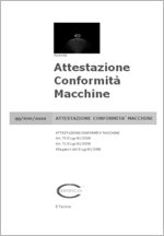 Attestazione Conformità Macchine All.  V