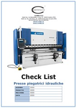 Check list Presse piegatrici
