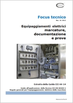 Equipaggiamenti elettrici marcature