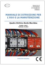 Manuale quadro elettrico bordo macchina