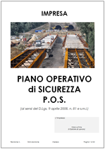 Modello POS Piano Operativo Sicurezza