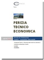 Perizia tecnico economica