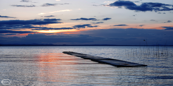 Tramonto lago trasimeno