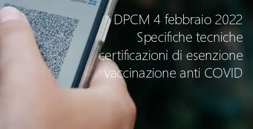 DPCM 4 febbraio 2022 DPCM 4 febbraio 2022