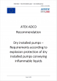 ATEX AdCo Recommendation   Categories of dry installed liquid pumps