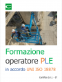 Formazione operatore PLE in accordo UNI ISO 18878