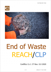 End of Waste e REACH / CLP End of Waste e REACH / CLP