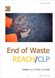 End of Waste e REACH / CLP