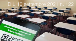 Decreto-Legge 10 settembre 2021 n. 122 