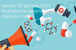 Decreto 26 gennaio 2023 / Segnalazione reclami dispositivi medici