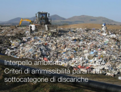Interpello ambientale 22.11.2024 Criteri di ammissibilità parametri sottocategorie di discariche Interpello ambientale 22.11.2024 Criteri di ammissibilità parametri sottocategorie di discariche