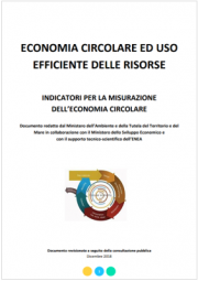 Indicatori per la misurazione dell'economia circolare