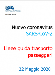 Nuovo coronavirus SARS-CoV-2 | Linee guida trasporto passeggeri