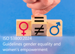 ISO 53800:2024 - Guidelines gender equality and women’s empowerment