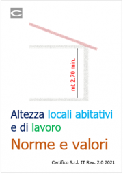 Altezza locali abitativi: norme e valori