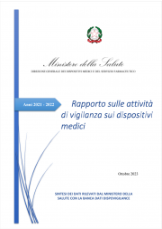 Rapporto attività di vigilanza sui dispositivi medici - Edizione 2023