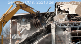 Sentenza CC n. 25316 del 7 giugno 2019 | Materiali di demolizione Sentenza CC n. 25316 del 7 giugno 2019 | Materiali di demolizione