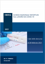 Covid-19 | Contagi sul lavoro denunciati all’INAIL: Schede regionali 28 Febbraio 2021 Covid-19 | Contagi sul lavoro denunciati all’INAIL: Schede regionali 28 Febbraio 2021