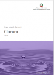 Parametri indicatori qualità nelle acque - Cloruro