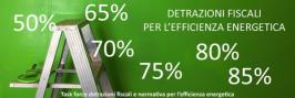 Detrazioni fiscali per l'efficienza energetica Detrazioni fiscali per l'efficienza energetica