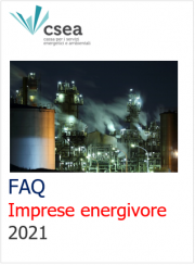 FAQ Imprese energivore (Decreto 21 dicembre 2017) FAQ Imprese energivore (Decreto 21 dicembre 2017)