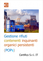 Gestione rifiuti contenenti inquinanti organici persistenti (POPs)