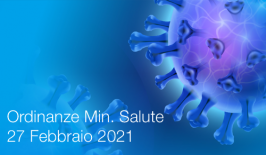 Ordinanza Ministero della Salute 27 Febbraio 2021