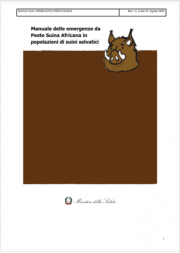 Manuale emergenze peste suina africana in popolazioni di suini selvatici Manuale emergenze peste suina africana in popolazioni di suini selvatici