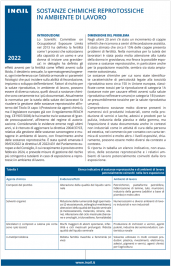 Sostanze chimiche reprotossiche in ambiente di lavoro