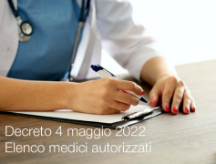 Decreto 4 maggio 2022 - Elenco medici autorizzati Dlgs 101/2020