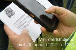 Nota Ministero dell’Istruzione prot. 30 agosto 2021 n. 1260