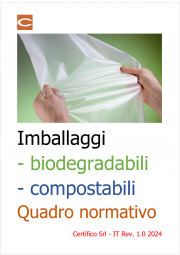 Imballaggi biodegradabili e compostabili: quadro normativo