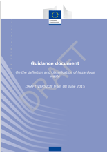 Guidance document On the definition and classification of hazardous waste