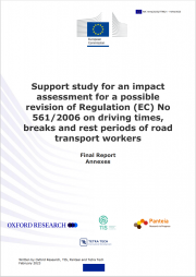 Support study revision of Regulation (EC) n. 561/2006