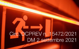 Circolare DCPREV n. 15472 del 19 Ottobre 2021 