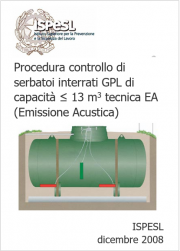 Controllo periodico decennale serbatoi interrati GPL metodo EA Controllo periodico decennale serbatoi interrati GPL metodo EA