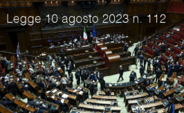 Legge 10 agosto 2023 n. 112 Legge 10 agosto 2023 n. 112