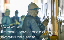 Protocollo per prevenzione e sicurezza dei lavoratori della sanità