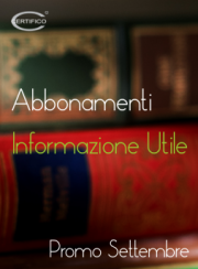 Abbonamenti Certifico: Promo Settembre 2016
