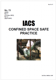 Confined space safe practice / IACS