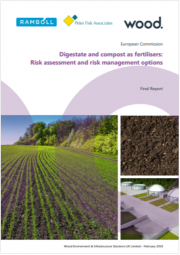 Digestate and compost as fertilisers: Risk assessment and risk management options Digestate and compost as fertilisers: Risk assessment and risk management options