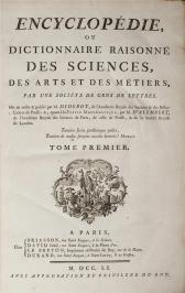 L'Encyclopédie' di Diderot e D'Alembert L'Encyclopédie' di Diderot e D'Alembert