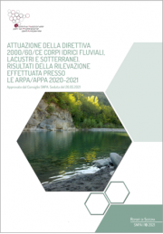 Report SNPA n. 19/2021 | Attuazione della Direttiva 2000/60/CE Report SNPA n. 19/2021 | Attuazione della Direttiva 2000/60/CE