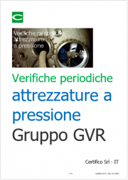 Verifiche periodiche attrezzature a pressione