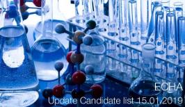 ECHA: Update Candidate list 15.01.2019