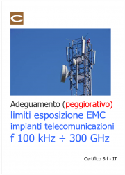 Adeguamento limiti esposizione EMC a frequenze tra 100 kHz e 300 GHz